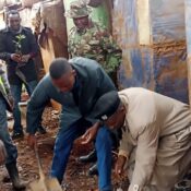 Planting trees in Turkana